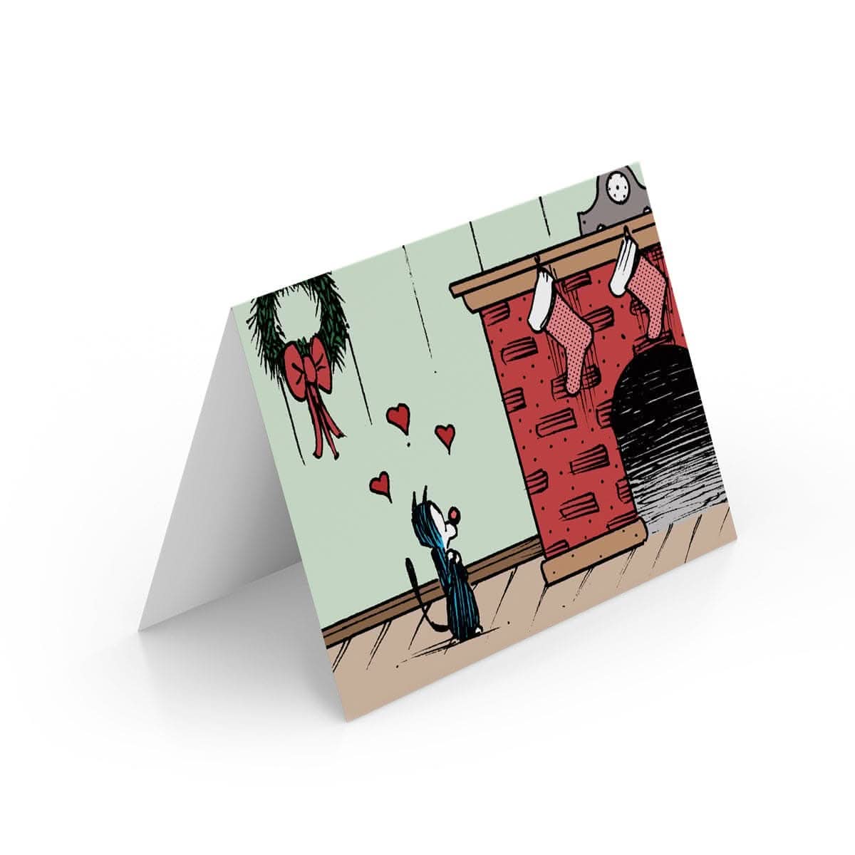 'Little Pink Stocking' Holiday Card - Image 3