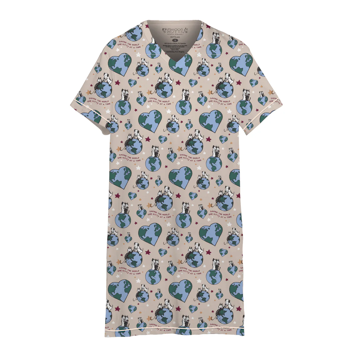 'One Kitty at a Time' Nightgown - Image 3